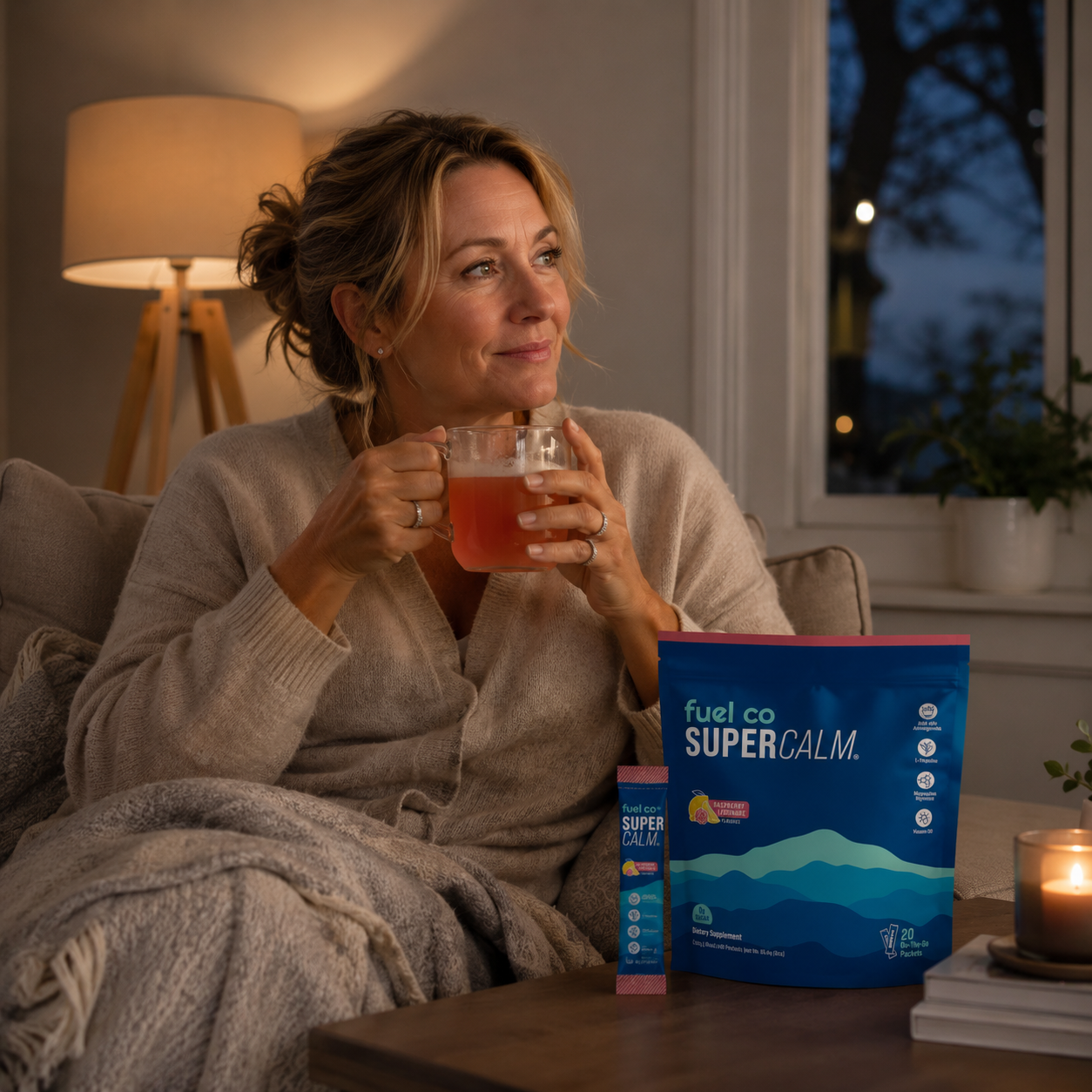 Fuel Co SUPER CALM Drink Mix - Cortisol Reducer and Sleep Aid Supplement